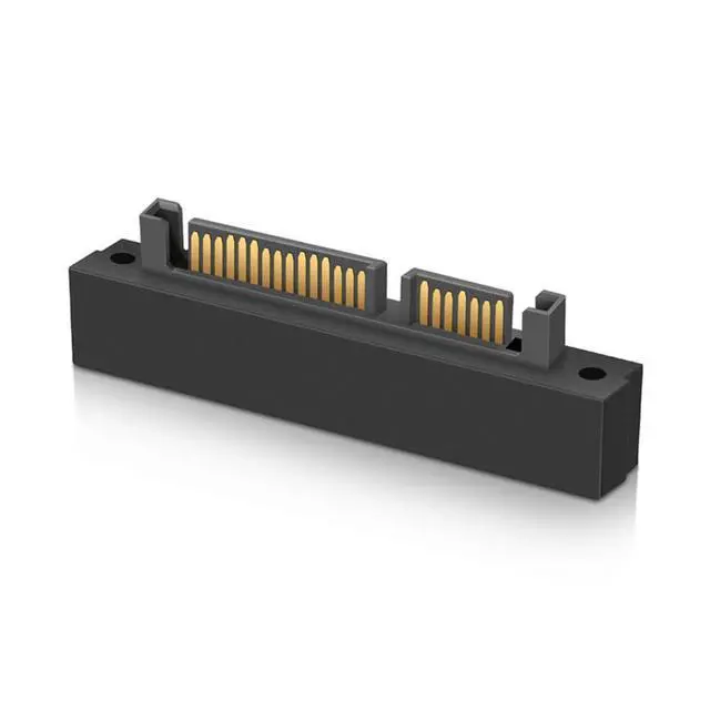 Alt view image 7 of 7 - Xiwai Right Angled SFF-8482 Connector 90 Degree SAS 22 Pin to 7 Pin + 15 Pin SATA Hard Disk Drive Raid Adapter