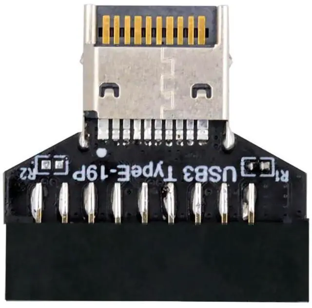 Main image of xiwai USB 3.1 Front Panel Type-E IDC Extension Adapter Socket Header to USB 3.0 20Pin Header with CH334P for Desktop Motherboard