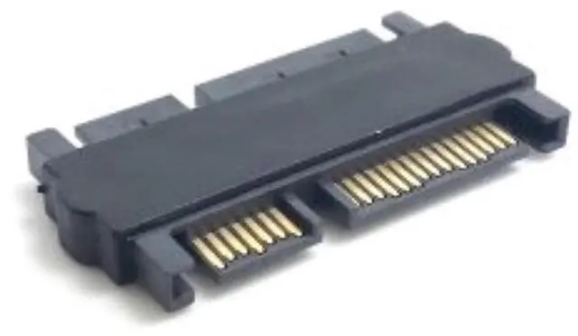 Main image of chenyang 3.5 & 2.5inch SATA 22Pin 7+15 Male to SATA 22P 7+15 Male Extension Convertor Straight Adapter