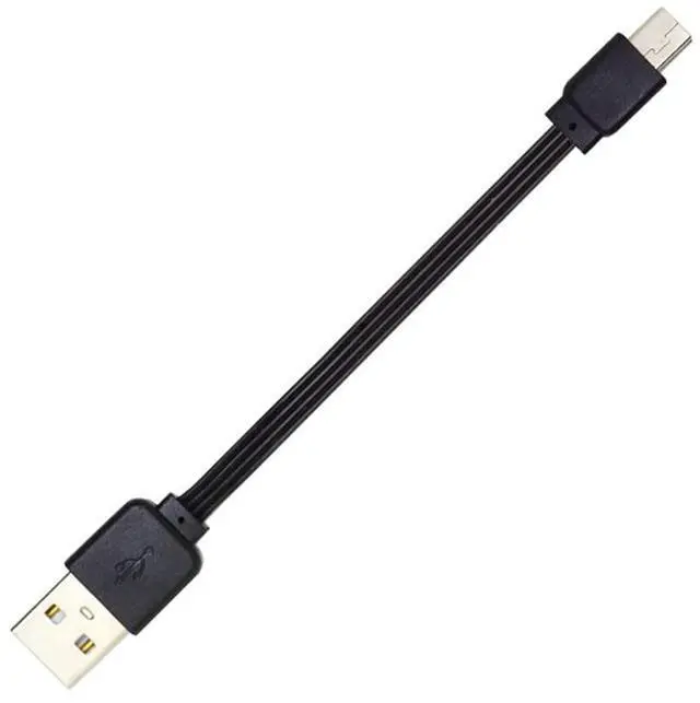 Main image of xiwai 13cm USB 2.0 Type-A Male to Mini 5Pin USB Male Male Data Flat Slim FPC Cable for FPV & Disk & Phone