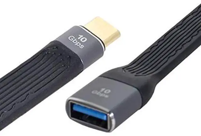 Main image of Xiwai USB 3.1 Type C Male Host to USB3.0 Type A Female OTG Flat Slim FPC Data Cable for Laptop & Phone