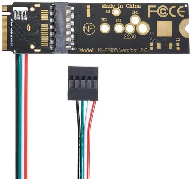 Main image of xiwai NGFF A/E-Key Card to M.2 NGFF Key-M NVME SSD Adapter for AX200