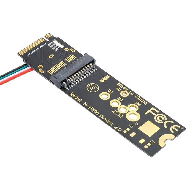 Alt view image 2 of 7 - xiwai NGFF A/E-Key Card to M.2 NGFF Key-M NVME SSD Adapter for AX200