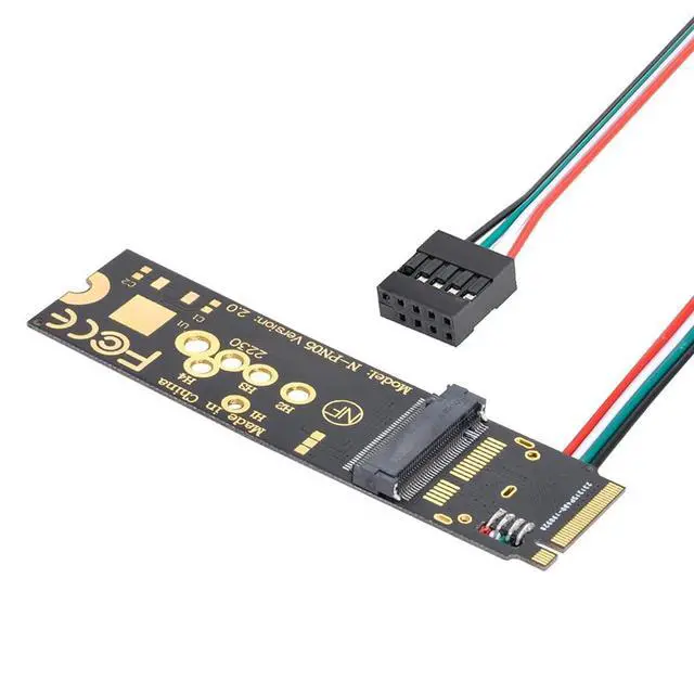 Alt view image 3 of 7 - xiwai NGFF A/E-Key Card to M.2 NGFF Key-M NVME SSD Adapter for AX200