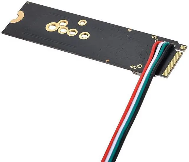 Alt view image 7 of 7 - xiwai NGFF A/E-Key Card to M.2 NGFF Key-M NVME SSD Adapter for AX200