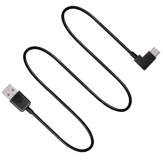 Alt view image 5 of 6 - JSER 100cm Right Angled USB 3.1 Type C USB-C to USB 2.0 Cable 90 Degree Connector Compatible for Tablet & Mobile Phone
