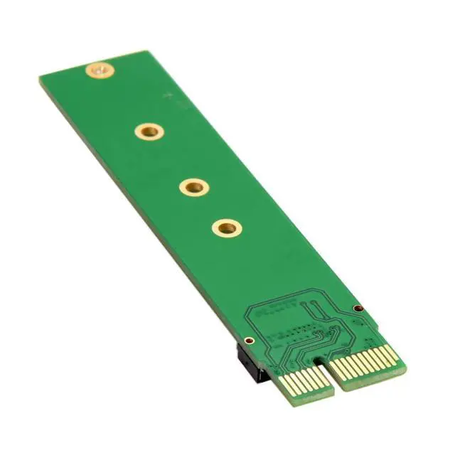 Alt view image 4 of 7 - JSER NGFF M-Key NVME AHCI SSD to PCI-E 3.0 1x PCIE4.0 x1 Vertical Adapter Compatible for XP941 SM951 PM951 960 EVO SSD