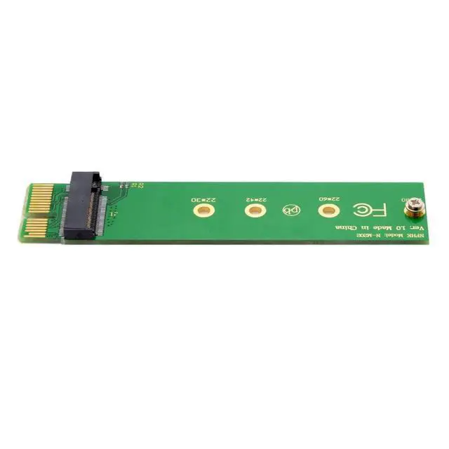 Alt view image 5 of 7 - JSER NGFF M-Key NVME AHCI SSD to PCI-E 3.0 1x PCIE4.0 x1 Vertical Adapter Compatible for XP941 SM951 PM951 960 EVO SSD