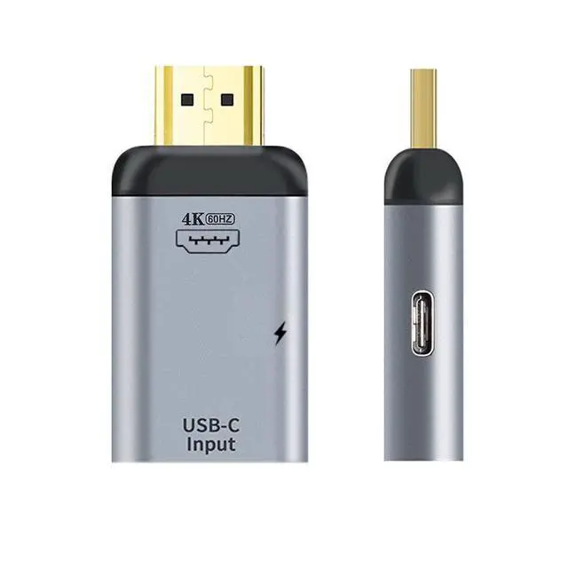 Alt view image 7 of 7 - xiwai USB-C Type C Female Source to HDMI Sink HDTV & PD Power Adapter 4K 60hz 1080p for Phone & Laptop