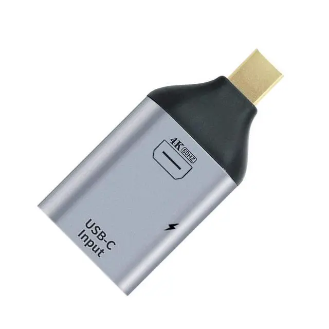 Alt view image 3 of 7 - xiwai USB-C Type C Female Source to Mini Displayport DP Sink HDTV & PD Power Adapter 4K 60hz 1080p for Phone & Laptop