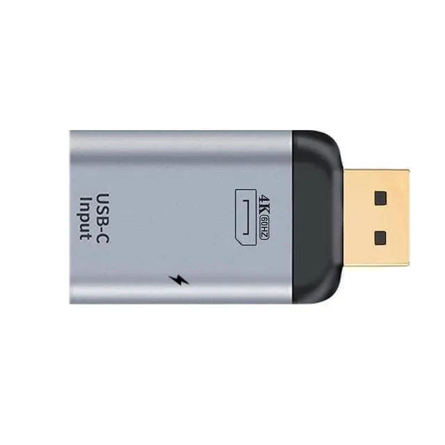 Alt view image 2 of 7 - xiwai USB-C Type C Female Source to Displayport DP Sink HDTV & PD Power Adapter 4K 60hz 1080p for Phone & Laptop