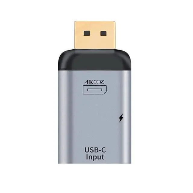 Alt view image 7 of 7 - xiwai USB-C Type C Female Source to Displayport DP Sink HDTV & PD Power Adapter 4K 60hz 1080p for Phone & Laptop