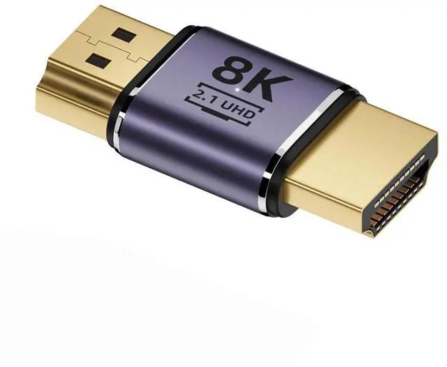 Main image of xiwai HDMI 8K Male to HDMI 2.1 Male UHD Extension Gold Converter Adapter Support 8K 60hz HDTV
