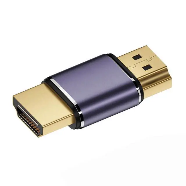 Alt view image 2 of 7 - xiwai HDMI 8K Male to HDMI 2.1 Male UHD Extension Gold Converter Adapter Support 8K 60hz HDTV