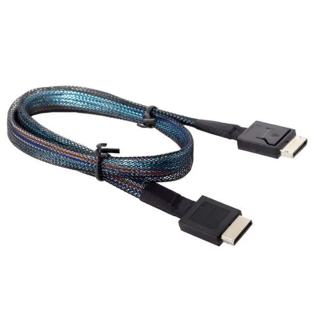 Alt view image 3 of 7 - chenyang OcuLink PCIe PCI-Express SFF-8611 4i to OcuLink SFF-8611 SSD Data Active Cable 50cm