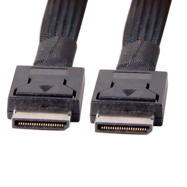 Alt view image 5 of 7 - chenyang OcuLink PCIe PCI-Express SFF-8611 4i to OcuLink SFF-8611 SSD Data Active Cable 50cm