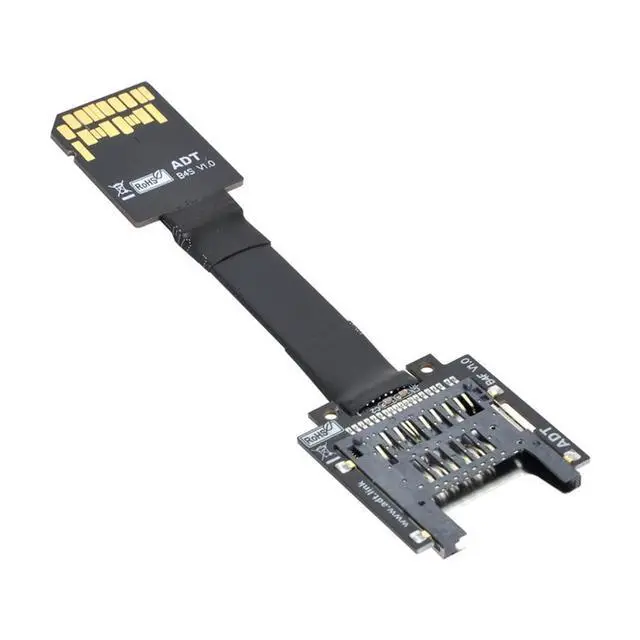 Alt view image 2 of 7 - xiwai SD Male Extender to SD Card Female Extension Cable Adapter Flexible SD/SDHC/SDXC UHS-III UHS-3