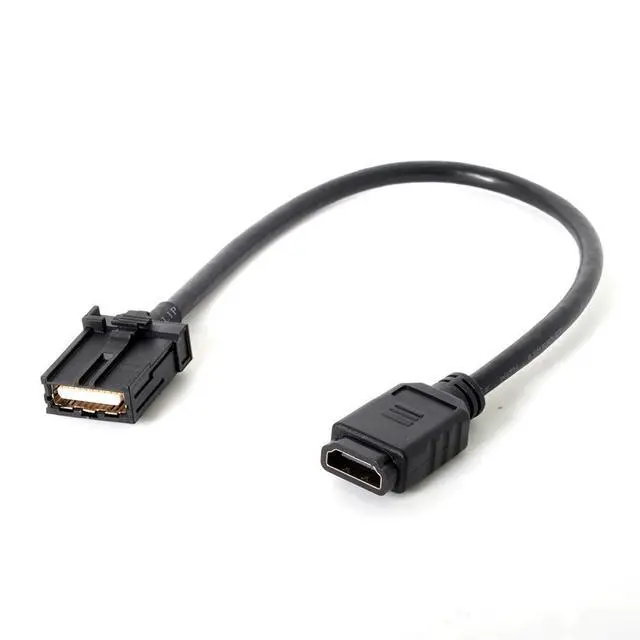 Alt view image 3 of 7 - chenyang High Speed HDMI 1.4 Type E Male to Type A Female Video Audio Cable 0.3m Automotive Connection System Grade Connector