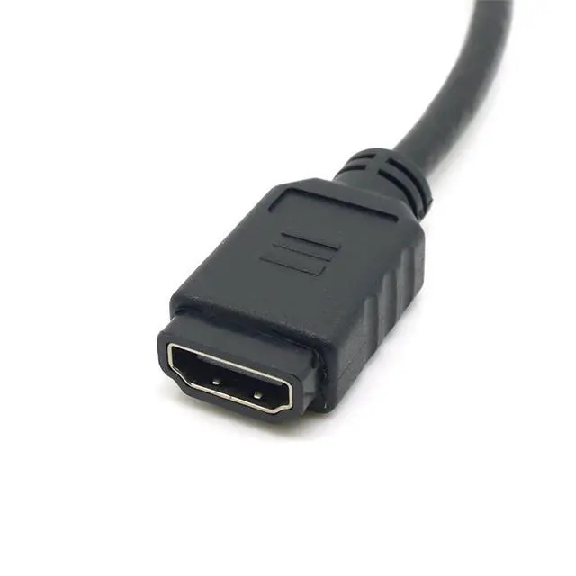Alt view image 6 of 7 - chenyang High Speed HDMI 1.4 Type E Male to Type A Female Video Audio Cable 0.3m Automotive Connection System Grade Connector