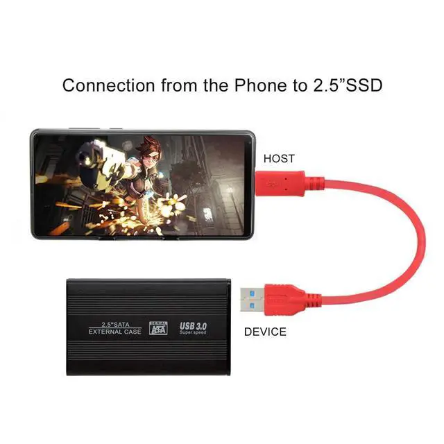 Alt view image 3 of 5 - xiwai USB 3.1 Type C Male USB-C Host to Standard USB3.0-A Male Device OTG Data Cable 30cm for Laptop Phone (1.0m)