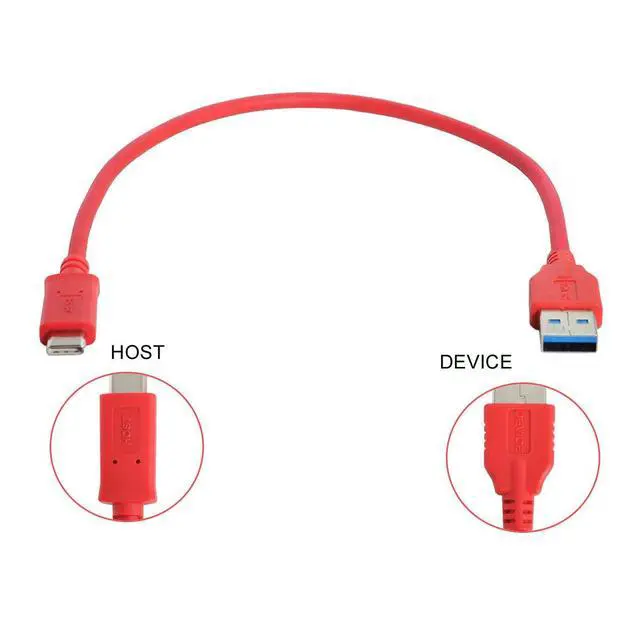 Alt view image 2 of 5 - xiwai USB 3.1 Type C Male USB-C Host to Standard USB3.0-A Male Device OTG Data Cable 30cm for Laptop Phone (1.0m)