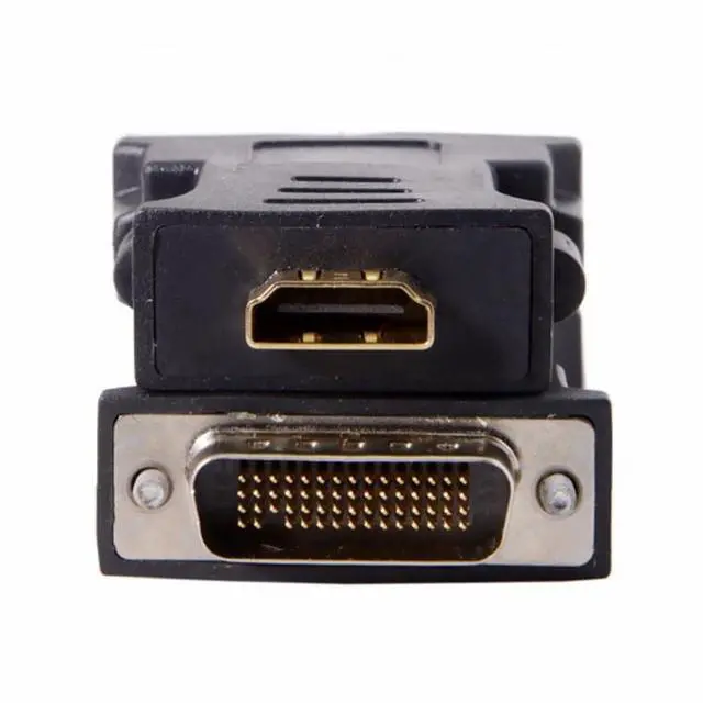 Alt view image 6 of 7 - xiwai LFH DMS-59pin Male to HDMI 1.4 19Pin Female Extension Adapter for PC Graphics Card Black