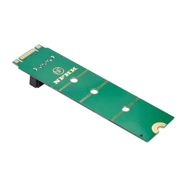 Alt view image 4 of 7 - Xiwai Motherboard NGFF B/M-Key M.2 to Vertical SATA 7pin Hard Disk Drive SSD PCBA Extension Adapter