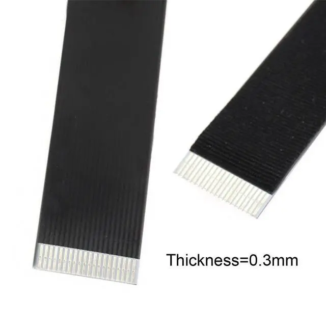 Alt view image 7 of 7 - xiwai 0.5M Down Angled USB 2.0 Type-A Male to Type-A Male Data Flat Slim FPC Cable 90 Degree for FPV & Disk & Scanner & Printer