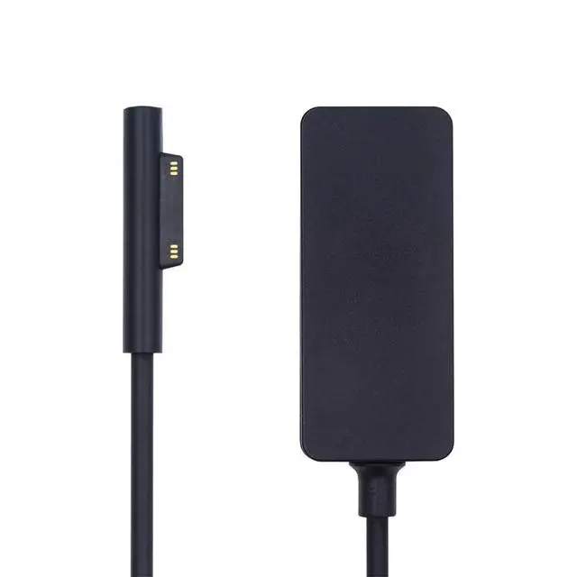 Alt view image 6 of 7 - xiwai DC 7.9x5.4mm Jack to Surface Pro3 Pro4 Pro5 Pro6 Pro7 Pro8 Pro9 Book Pro Charge Cable 65W 20V 15V-24V for Tablet Black