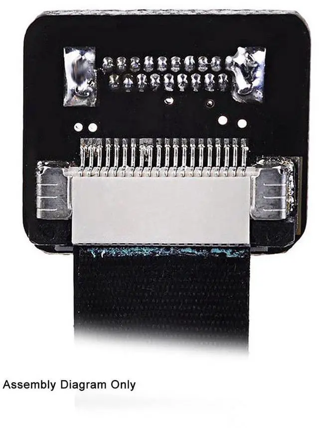 Alt view image 5 of 7 - Xiwai CYFPV Right Angled 90 Degree HDMI Male to Female FPC Flat Cable for HDTV Multicopter Aerial Photography (0.2M)