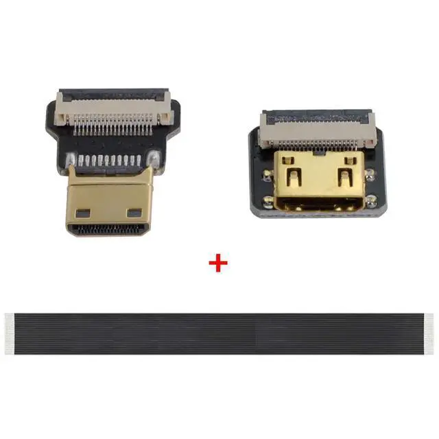 Alt view image 7 of 7 - xiwai CYFPV Mini HDMI Male to Mini HDMI Female Extension FPC Flat Cable 1080P for FPV HDTV Multicopter Aerial Photography (0.8m)