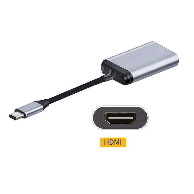 Alt view image 4 of 7 - xiwai USB-C Type C to HDMI Cable HDTV Adapter 4K 60hz 1080p for Tablet & Phone & Laptop