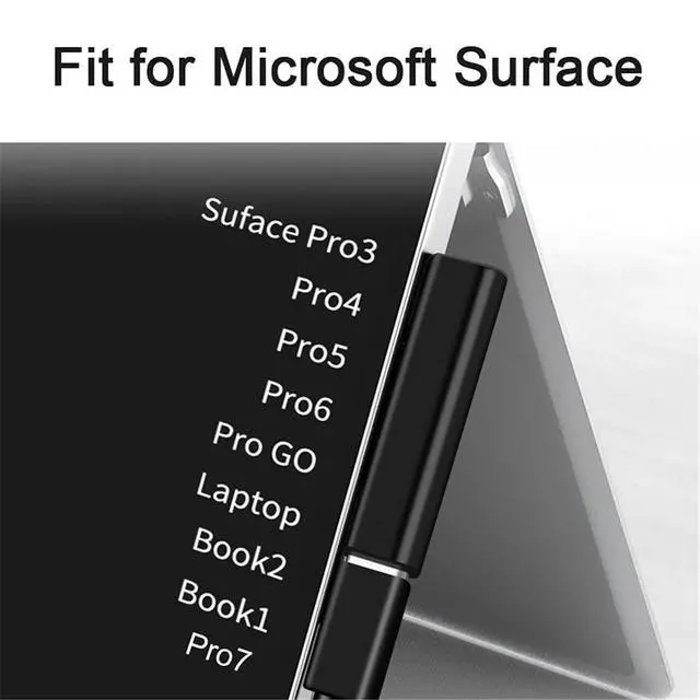 Alt view image 3 of 7 - xiwai 65W DC 15V Type-C USB-C Female to Surface Pro7 Pro6 Pro5 Pro4 Pro X Go Book Charging Adapter Compatible with Microsoft Surface Laptop Tablet