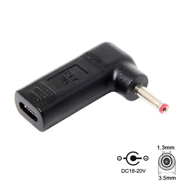 Alt view image 2 of 7 - xiwai USB 3.1 Type C USB-C to DC 19V 3.5x1.3mm 1.35mm Adapter PD Emulator Trigger for View Sonic M1+