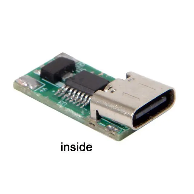 Alt view image 5 of 7 - xiwai USB 3.1 Type C USB-C to DC 19V 3.5x1.3mm 1.35mm Adapter PD Emulator Trigger for View Sonic M1+
