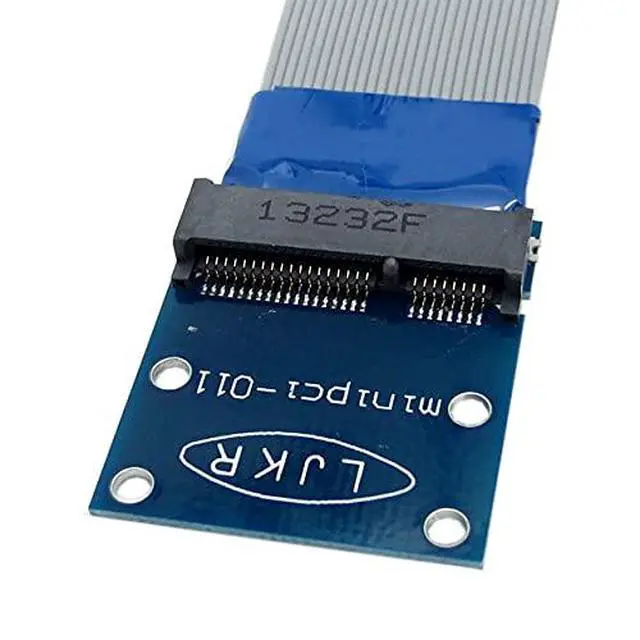 Alt view image 2 of 7 - chenyang Flexible Mini PCI Express PCI-e Mini Card Extender 52pin Male to Female Extension FFC Cable for SSD LAN Card