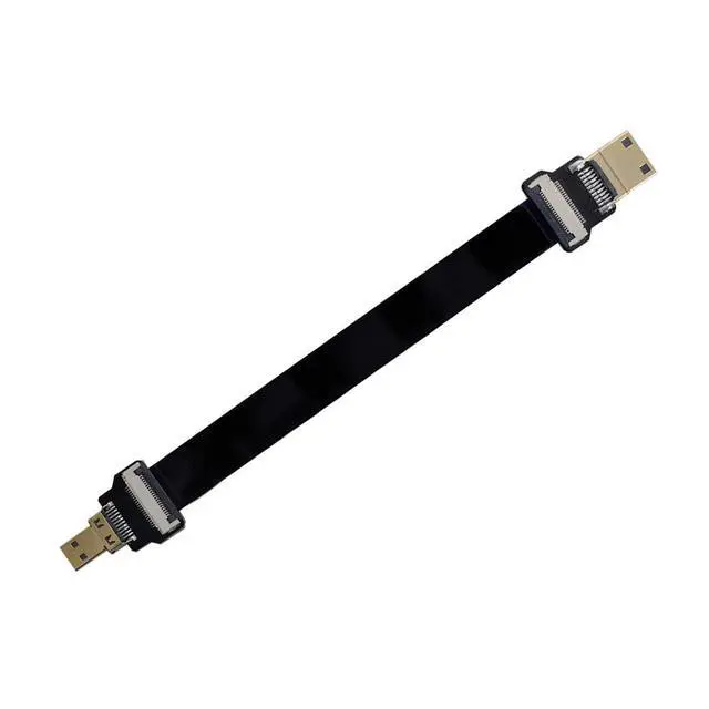 Alt view image 5 of 7 - xiwai CYFPV Mini HDMI Male to Micro HDMI Male Extension FPC Flat Cable 1080P for FPV HDTV Multicopter Aerial Photography (0.2M)