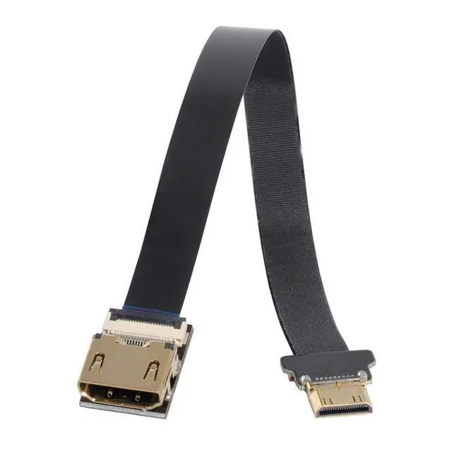 Alt view image 2 of 7 - xiwai CYFPV HDMI Female to Mini HDMI Male Extension FPC Flat Cable 0.5m | 1080P for FPV HDTV Multicopter Aerial Photography