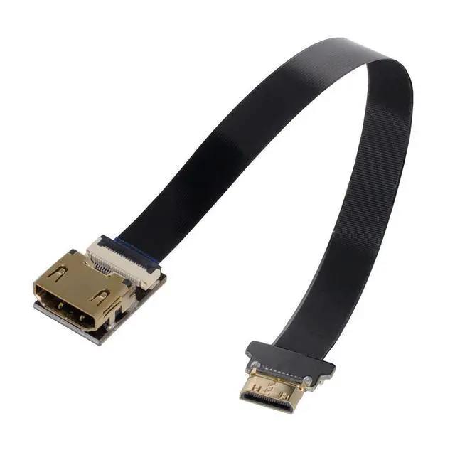 Alt view image 3 of 7 - xiwai CYFPV HDMI Female to Mini HDMI Male Extension FPC Flat Cable 0.5m | 1080P for FPV HDTV Multicopter Aerial Photography