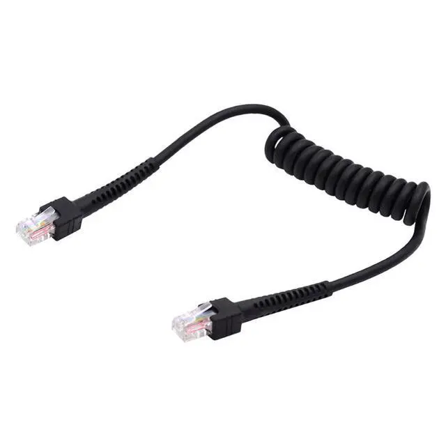 Alt view image 2 of 7 - xiwai Cat6 Ethernet 8P8C UTP Male to Male Retractable Ethernet Patch Cable RJ45 Network LAN Stretch Coiled Cord 1.0m
