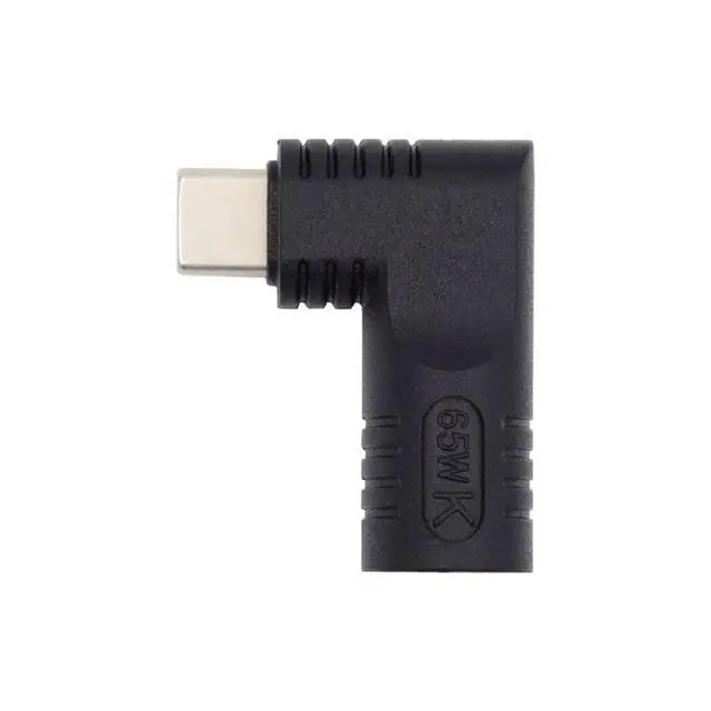 Alt view image 6 of 7 - xiwai DC Jack 4.0x1.7mm Input to USB-C Adapter Type-C Connector Angled 90 Degree Power Plug Charge Adapter for Laptop Phone 65W