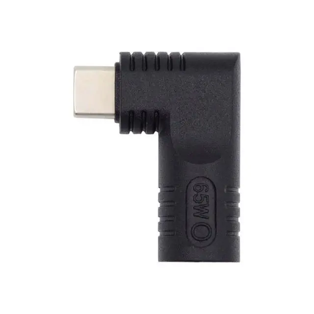 Alt view image 6 of 7 - xiwai DC Jack 2.5x0.7mm Input to USB-C Adapter Type-C Connector Angled 90 Degree Power Plug Charge Adapter for Laptop Phone 65W
