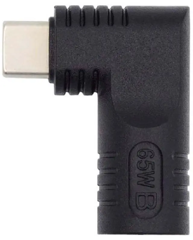 Main image of xiwai DC Jack 7.4x5.0mm Input to USB-C Adapter Type-C Connector Angled 90 Degree Power Plug Charge Adapter for Laptop Phone 65W