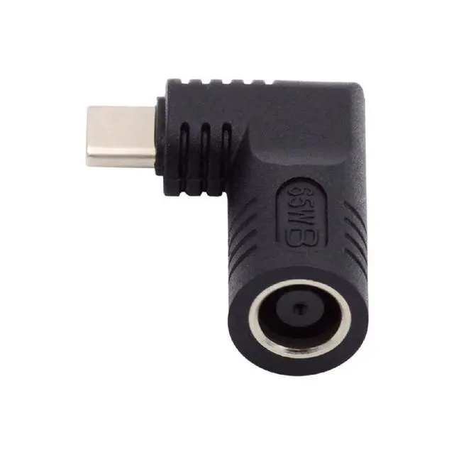 Alt view image 6 of 7 - xiwai DC Jack 7.4x5.0mm Input to USB-C Adapter Type-C Connector Angled 90 Degree Power Plug Charge Adapter for Laptop Phone 65W