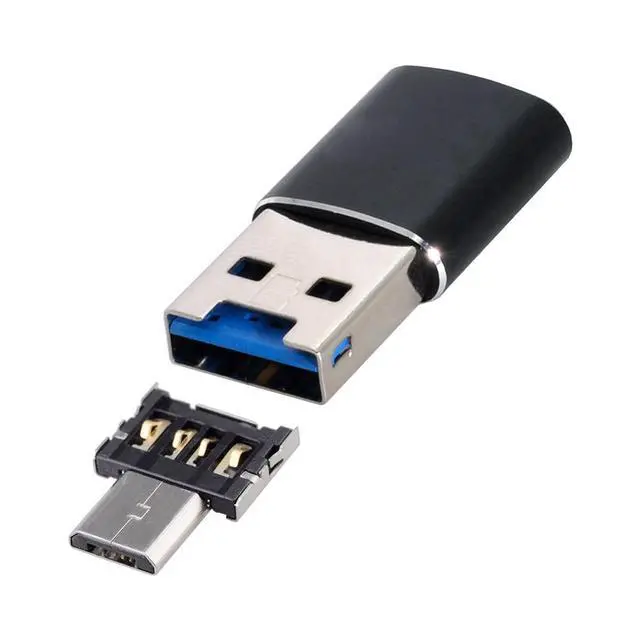 Alt view image 3 of 7 - xiwai USB 3.0 to Micro SD SDXC TF Card Reader with Micro USB 5pin OTG Adapter for Tablet/Cell Phone