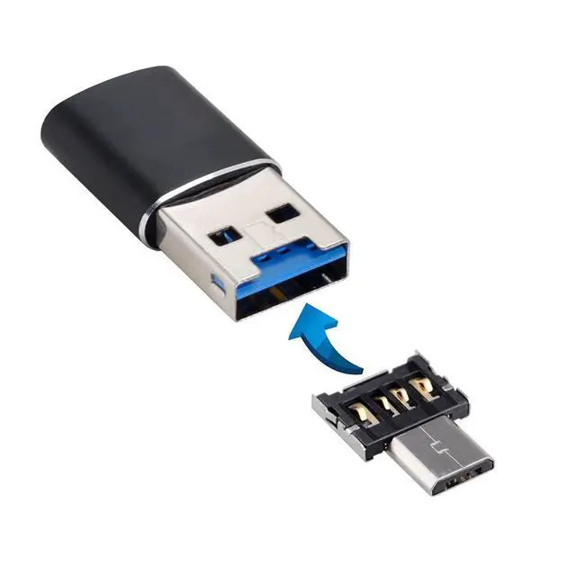 Alt view image 7 of 7 - xiwai USB 3.0 to Micro SD SDXC TF Card Reader with Micro USB 5pin OTG Adapter for Tablet/Cell Phone