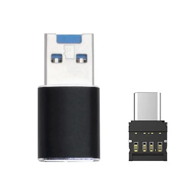 Alt view image 2 of 7 - xiwai USB 3.0 to Micro SD SDXC TF Card Reader with Micro Type-C USB-C OTG Adapter for Tablet/Cell Phone