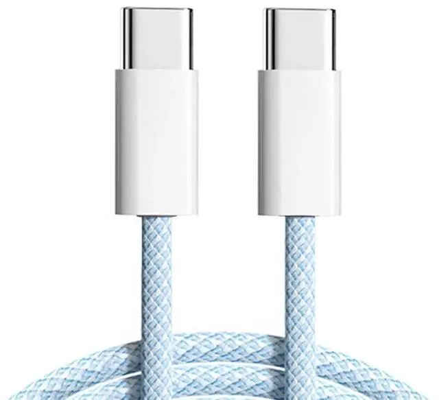 Main image of xiwai 27W 65W Power USB-C Cable 480Mbps Data Cable Type C Fast Charging for Phone & Tablet & Laptop, 1m Blue Sleeve