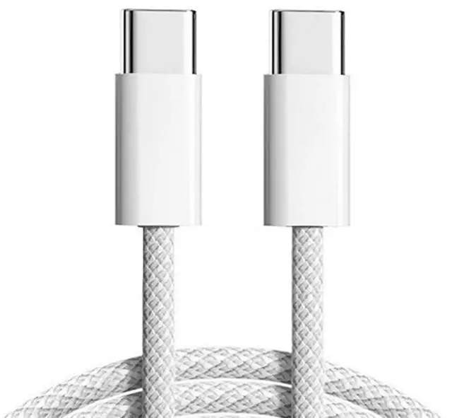 Main image of xiwai 27W 65W Power USB-C Cable 480Mbps Data Cable Type C Fast Charging for Phone & Tablet & Laptop, 2m White Sleeve
