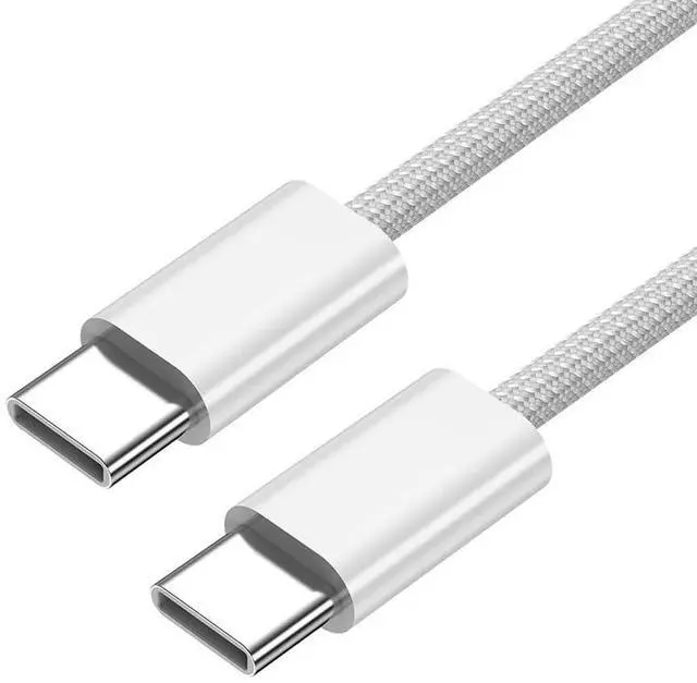 Main image of xiwai 27W 65W Power USB-C Cable 480Mbps Data Cable Type C Fast Charging for Phone & Tablet & Laptop, 3m White Sleeve